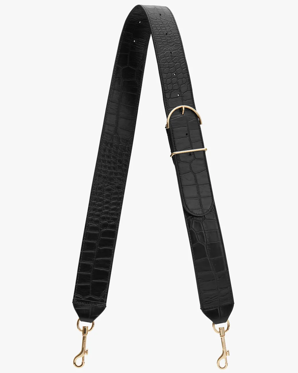 Cuyana Adjustable Wide Strap (Croco)* Straps | Straps
