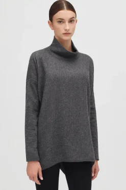 Cuyana Alpaca Open-Back Turtleneck Sweater* Clothing
