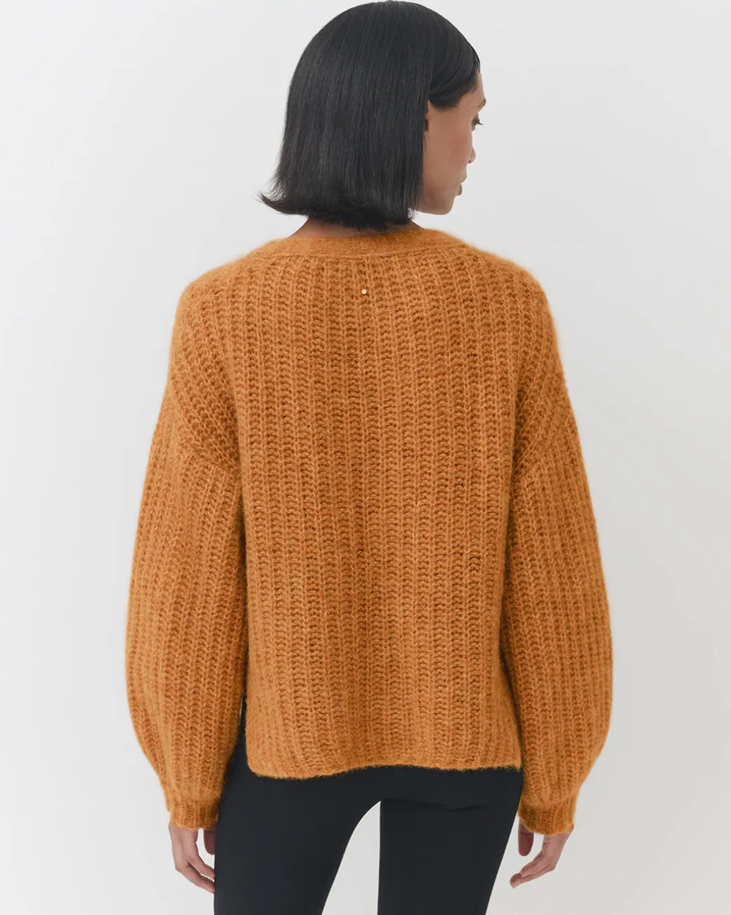 Cuyana Alpaca Wool Cropped Cardigan* Clothing