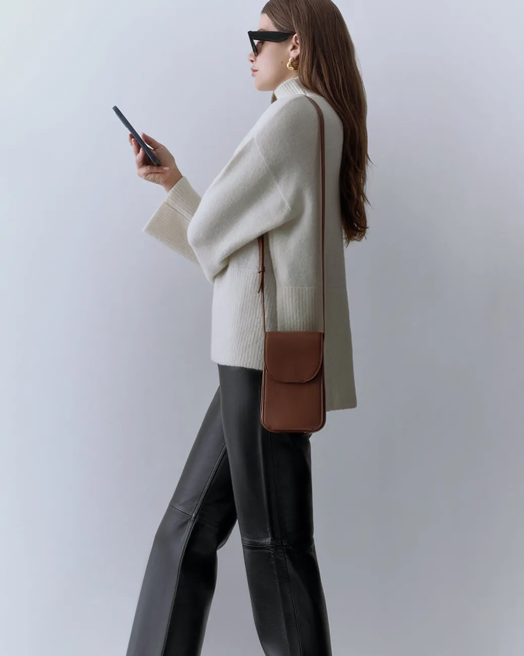 Cuyana Concertina Phone Bag (Smooth)* Mini Totes And Crossbodies | Bags