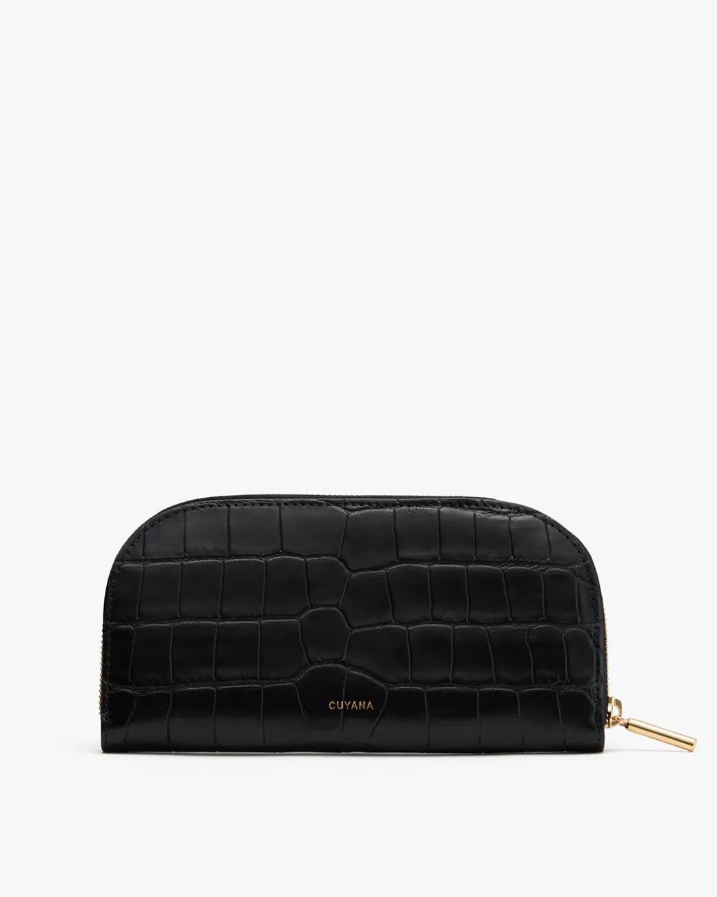 Cuyana Curved Zip Wallet (Croco)* Wallets | Small Leather Goods