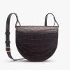 Cuyana Double Moon Saddle Bag (Croco)* Mini Totes And Crossbodies | Bags