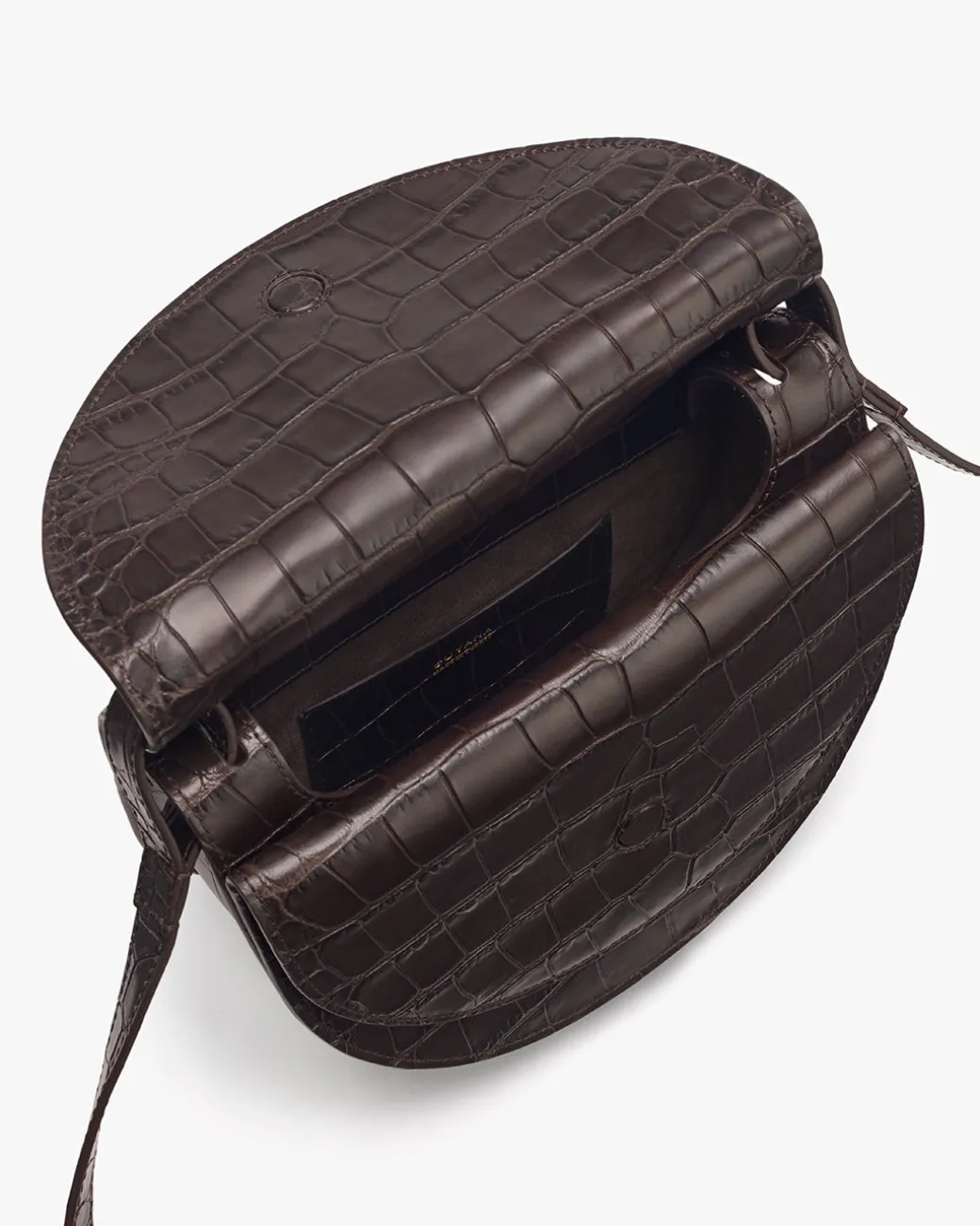Cuyana Double Moon Saddle Bag (Croco)* Mini Totes And Crossbodies | Bags