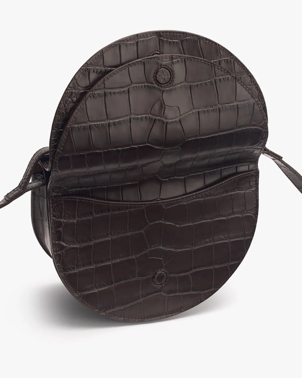 Cuyana Double Moon Saddle Bag (Croco)* Mini Totes And Crossbodies | Bags