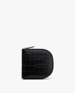 Cuyana Duo Small Zip Wallet (Croco)* Wallets | Small Leather Goods