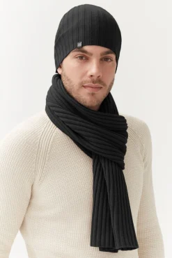 Cuyana Mens Wool Cashmere Ribbed Beanie* Accessories