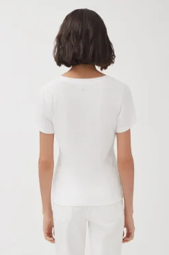 Cuyana Pima Scoop Neck Tee* Clothing