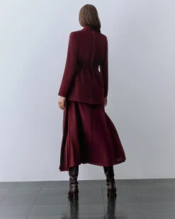 Cuyana Silk Pleated Side Skirt* Clothing