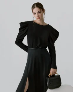 Cuyana Silk Puff Sleeve Top* Clothing