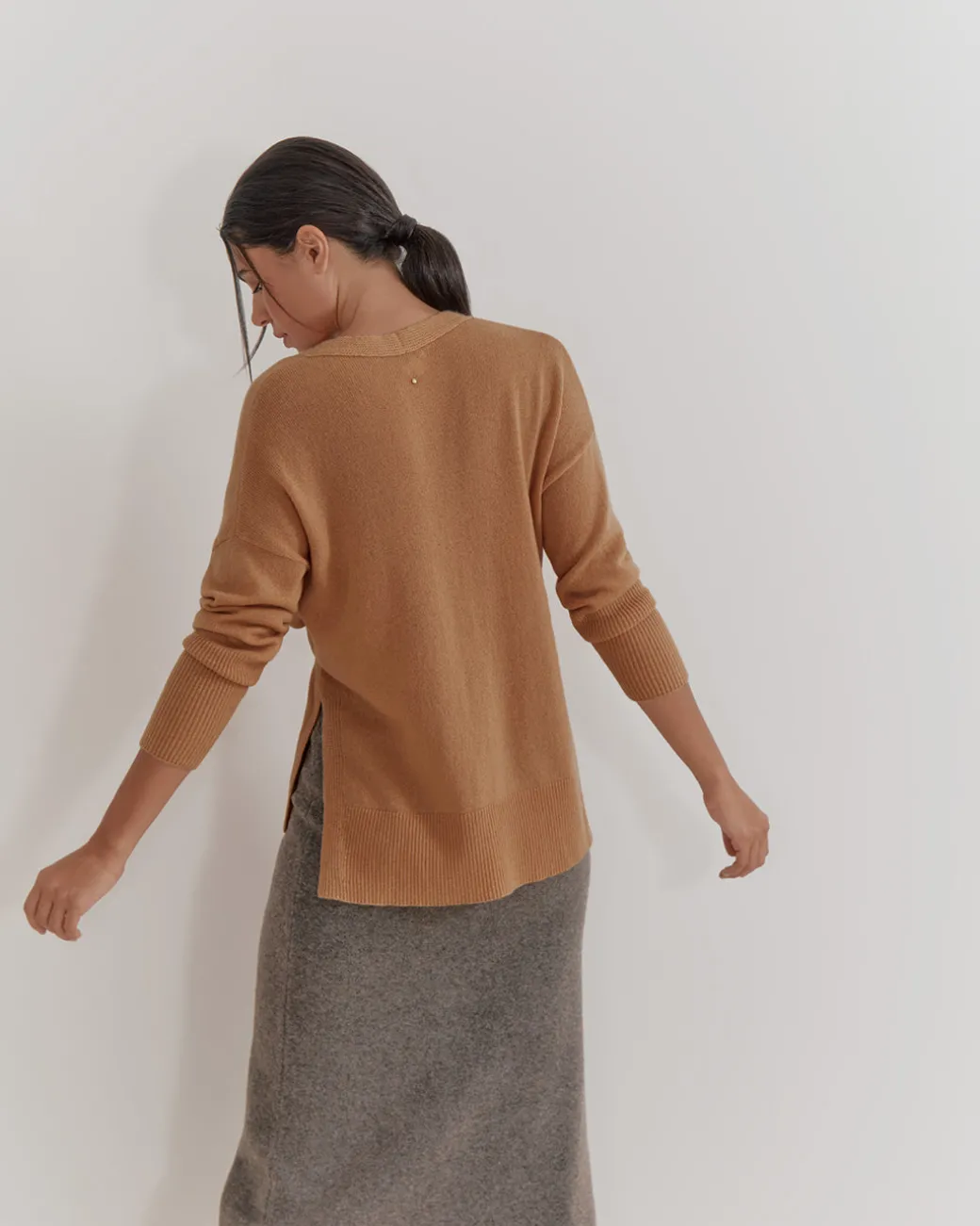 Cuyana Single Origin Cashmere Wrap Sweater* Clothing