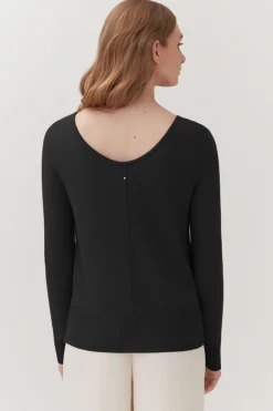 Cuyana Single-Origin Cashmere Scoop Neck Sweater* Clothing
