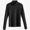 Cuyana Slim Back Slit Turtleneck Tee* Clothing