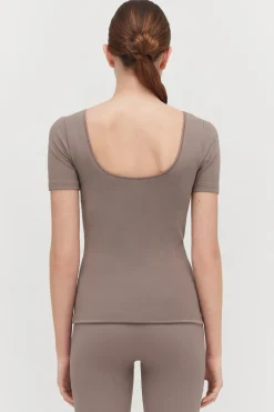 Cuyana Stretch Scoop Neck Tee* Clothing