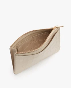Cuyana System Zipper Pouch (Croco)* Bag Organizers | Small Leather Goods