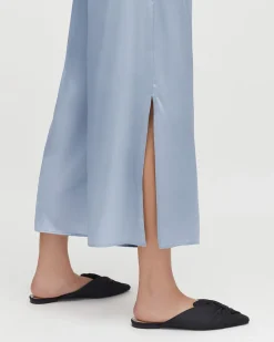 Cuyana Washable Charmeuse Cropped Wide-Leg Pant* Clothing