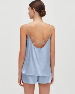 Cuyana Washable Charmeuse Cross-Back Cami* Clothing
