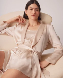 Cuyana Washable Charmeuse Robe* Clothing