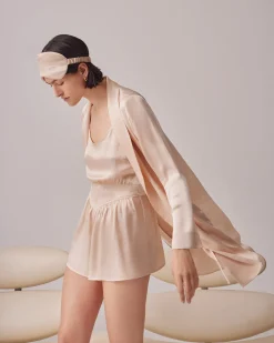 Cuyana Washable Charmeuse Sleep Jumpsuit* Clothing